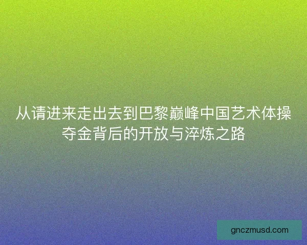 从请进来走出去到巴黎巅峰中国艺术体操夺金背后的开放与淬炼之路